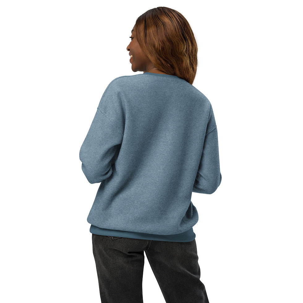 Thumbnail: Exclusive Poetry Unisex sueded fleece sweatshirt