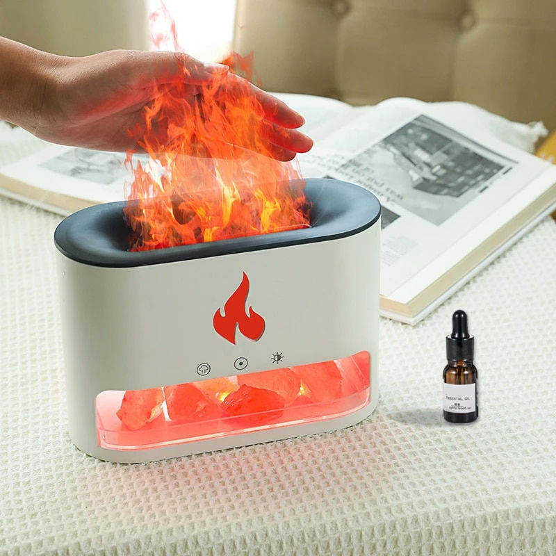 Thumbnail: Blue Flame Lamp Aromatherapy Essential Oil Diffuser USB