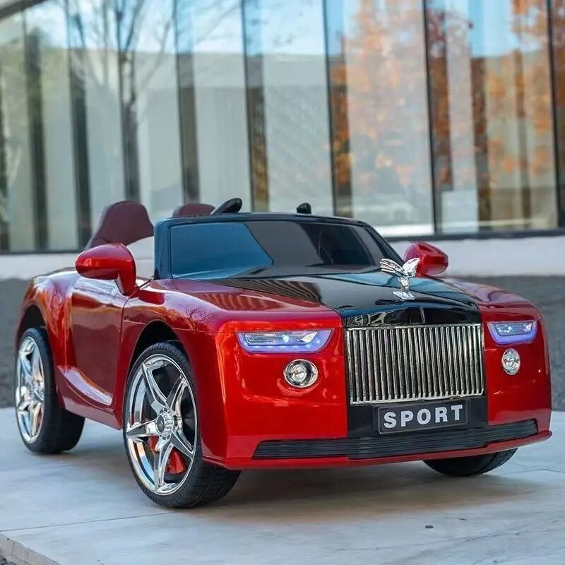 Thumbnail: Electric 4-Wheel Charging Remote-Controlled Children Ride On Car