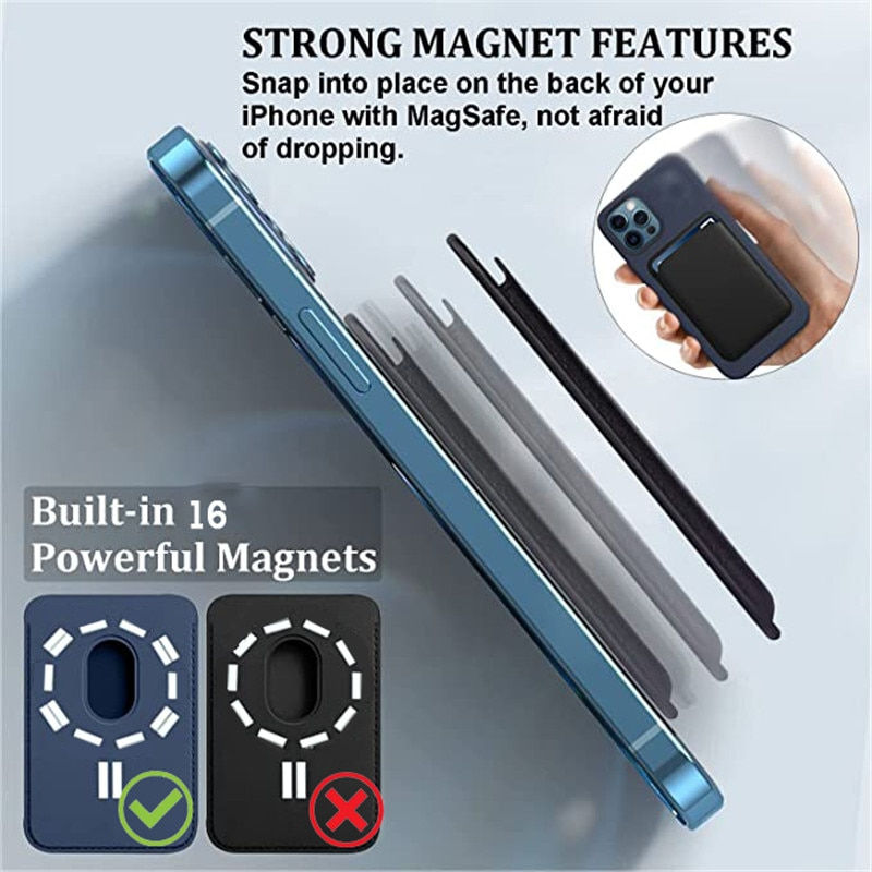Miniatura: Magnetic Card Holder Case For iPhone
