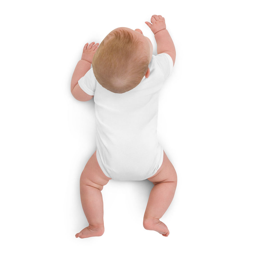 Minijatura: Organic poetry cotton baby bodysuit