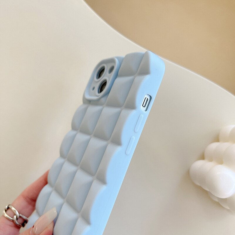 Thumbnail: Grid Matte Phone Case For iPhone