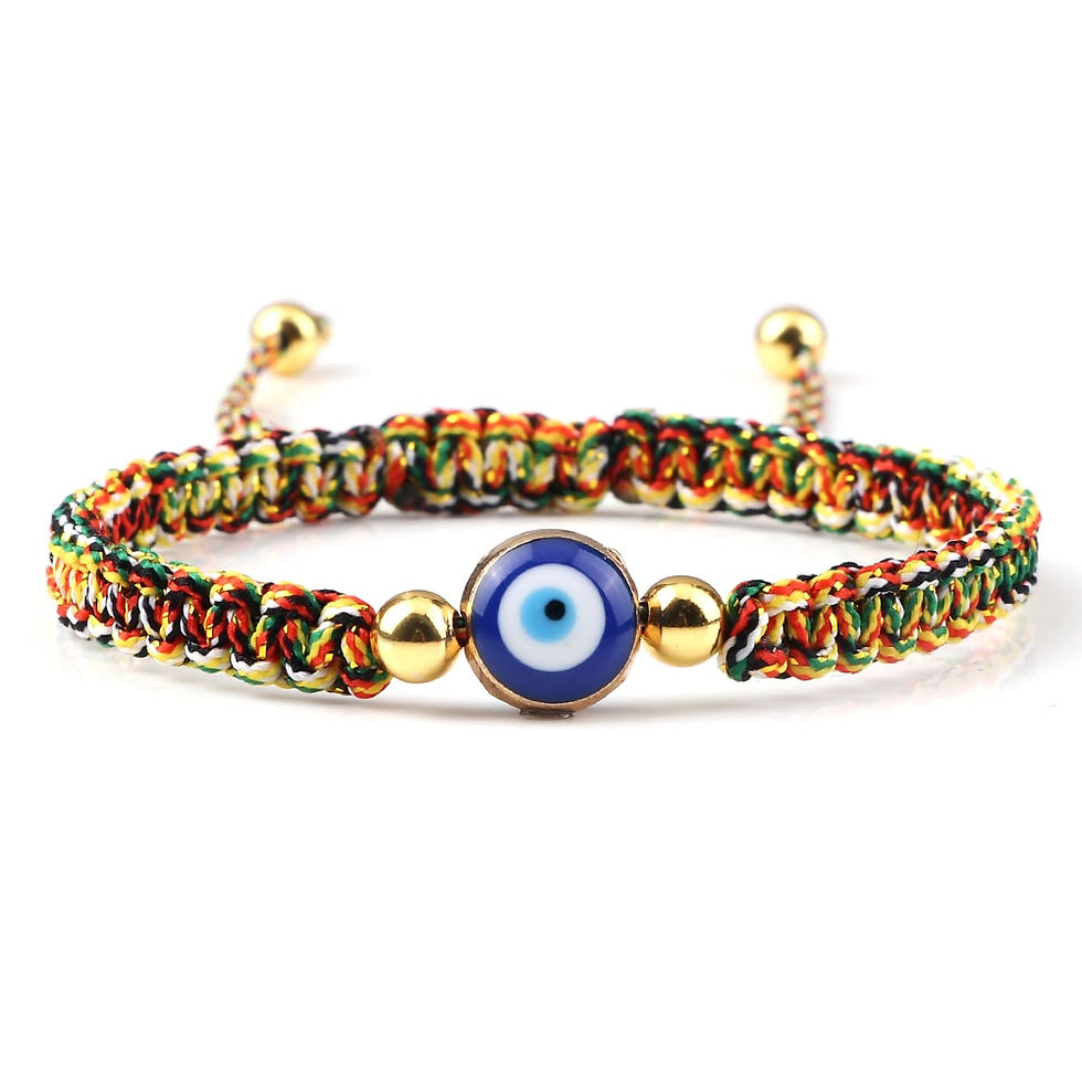 Thumbnail: New Evil Eye Braided Bracelet