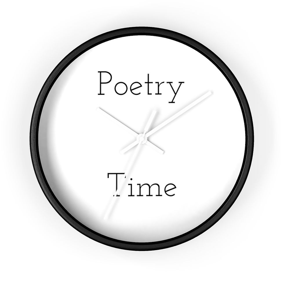 Thumbnail: Poetry Time - Wall clock