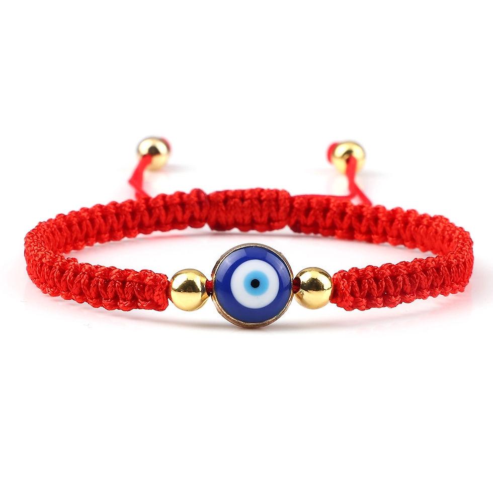 Thumbnail: New Evil Eye Braided Bracelet