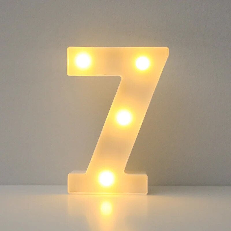 תמונה ממוזערת: Alphabet LED Letter Lights Luminous Decoration