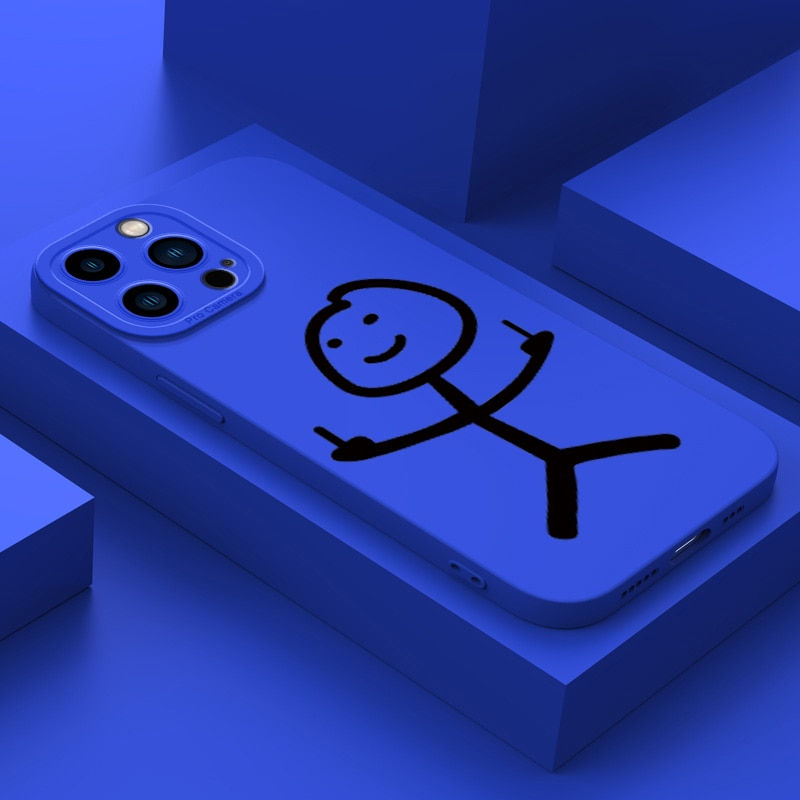 Thumbnail: Cartoon Matchman Phone Case For iPhone