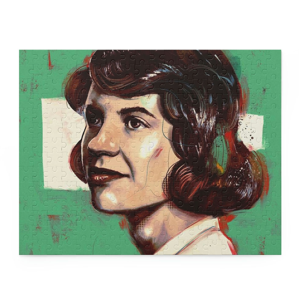 Thumbnail: Sylvia Plath Puzzle (120, 252, 500-Piece)