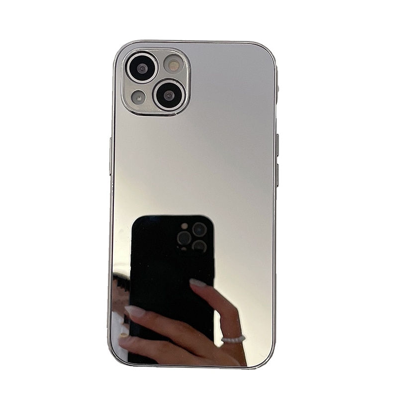 Thumbnail: Silver / Golden Mirror Shockproof Case for iPhone