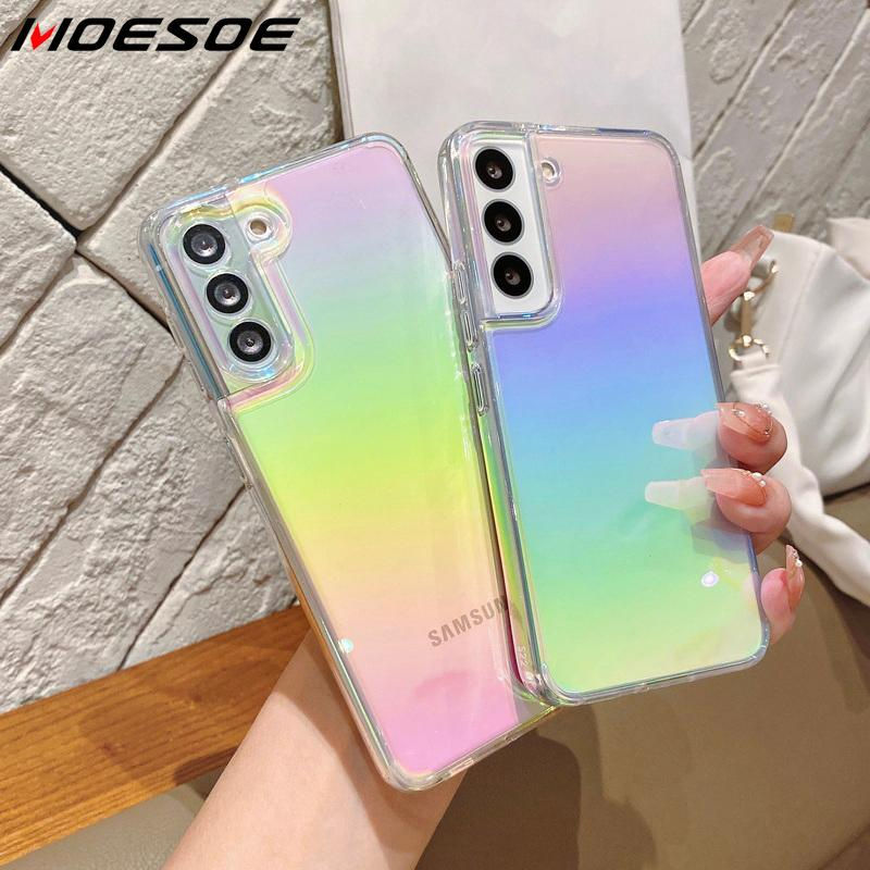 섬네일: Shockproof Rainbow Colors Phone Case Cover for Samsung