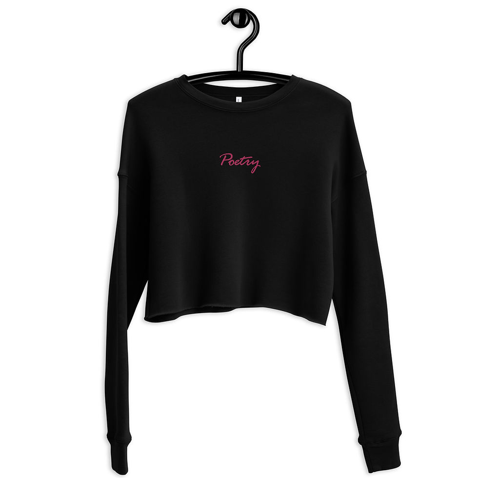 Thumbnail: ITS POETIC Crop Sweatshirt