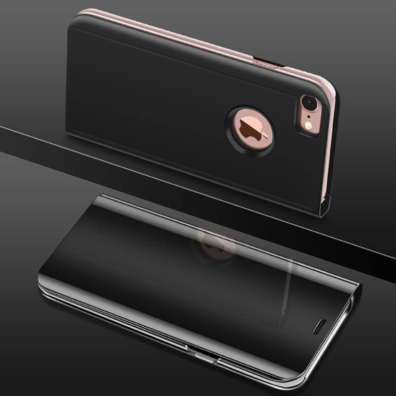 Miniaturebillede: Luxury Smart Mirror Flip Phone Case For iPhone