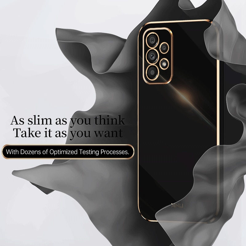 Thumbnail: Solid Color Plating Silicone Phone Case for Samsung Galaxy