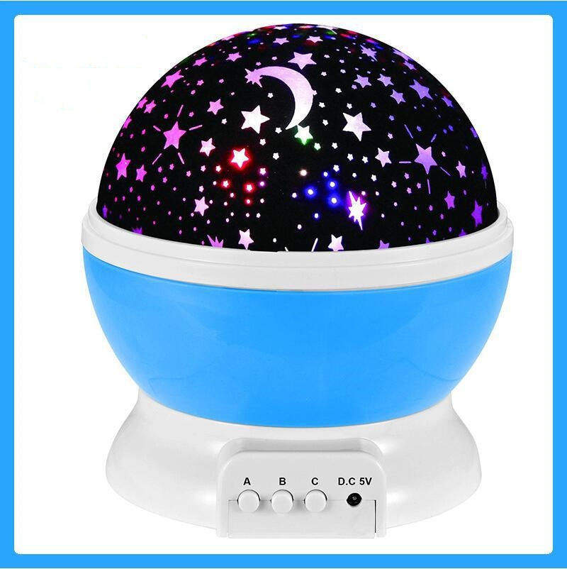 Minijatura: Galaxy Projector Starry Sky Rotating LED Night Light