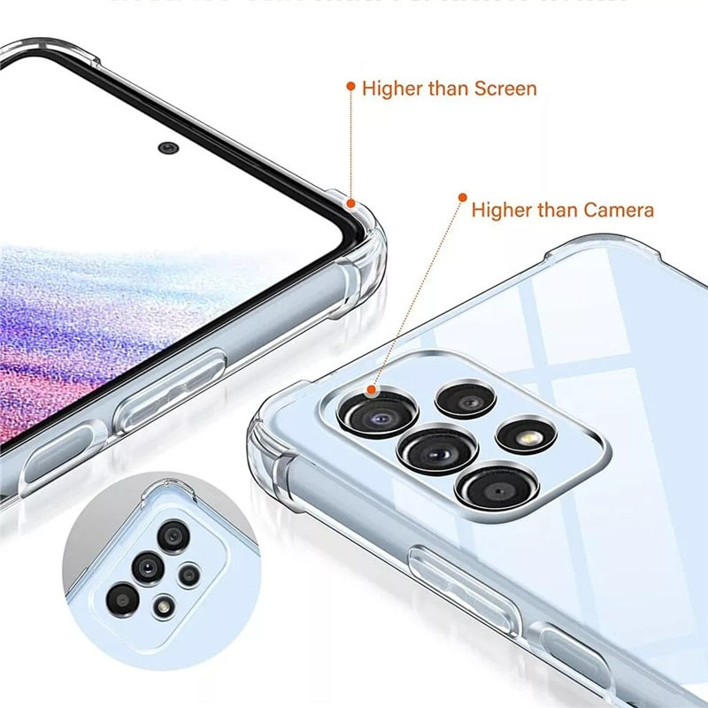 Thumbnail: Luxury Clear Phone Case For Samsung