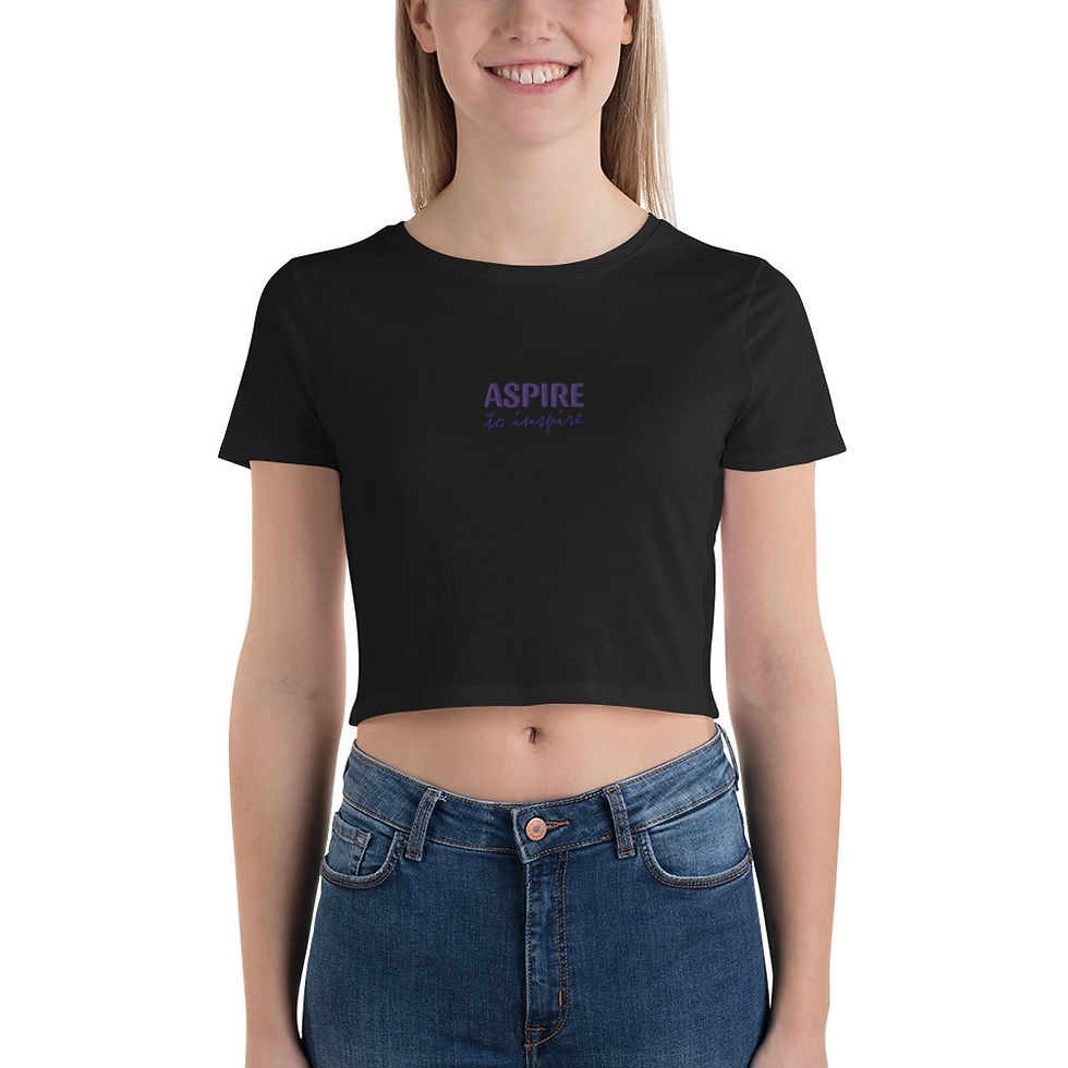 Thumbnail: Aspire to Inspire Women’s Crop Tee