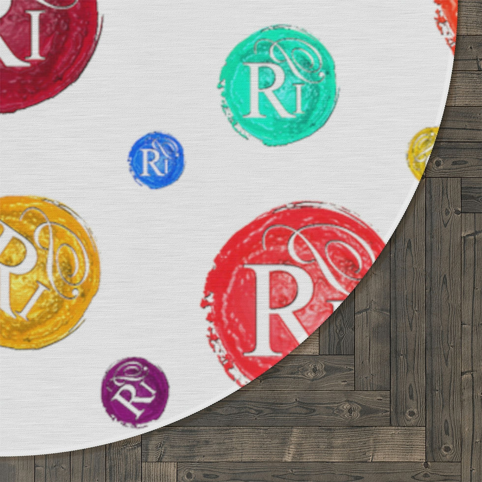 Miniaturebillede: Realistic Poetry Round Rug