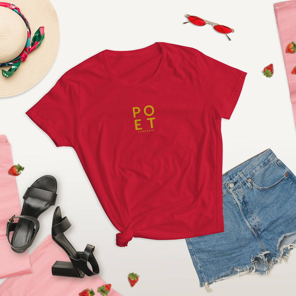 Thumbnail: Official Realistic Poetry International Women's short sleeve t-shirt