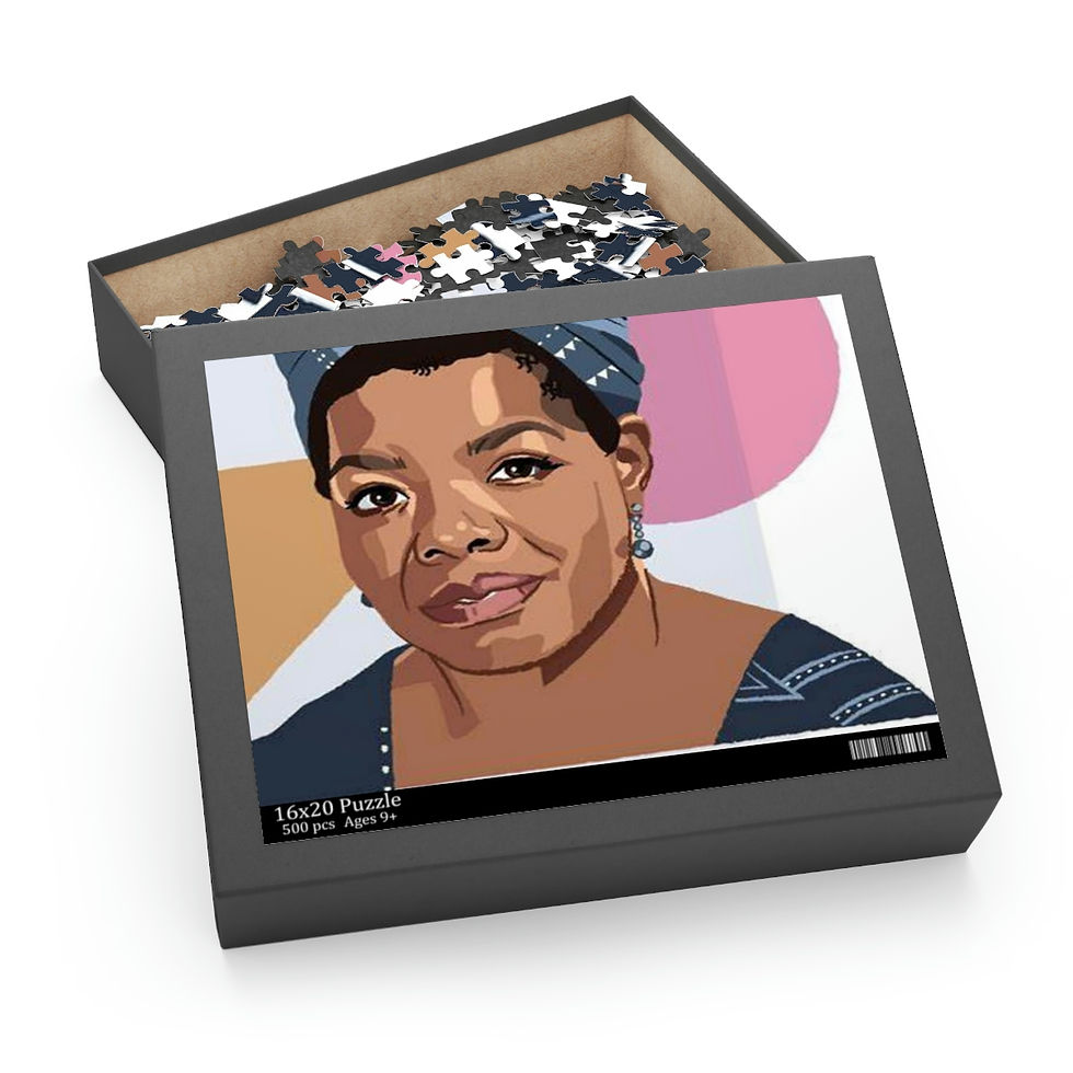 Thumbnail: MAYA ANGELOU Puzzle (120, 252, 500-Piece)