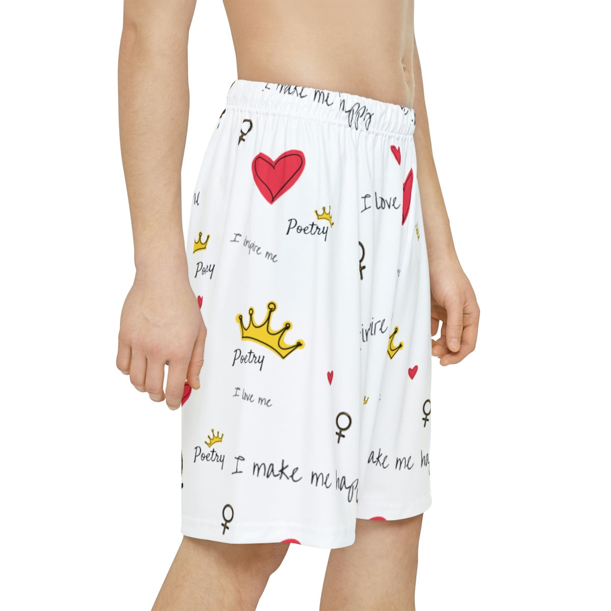 Men’s Poetry Sports Shorts