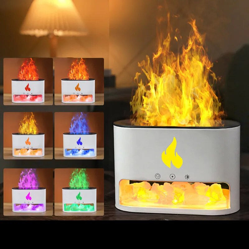 Thumbnail: Blue Flame Lamp Aromatherapy Essential Oil Diffuser USB