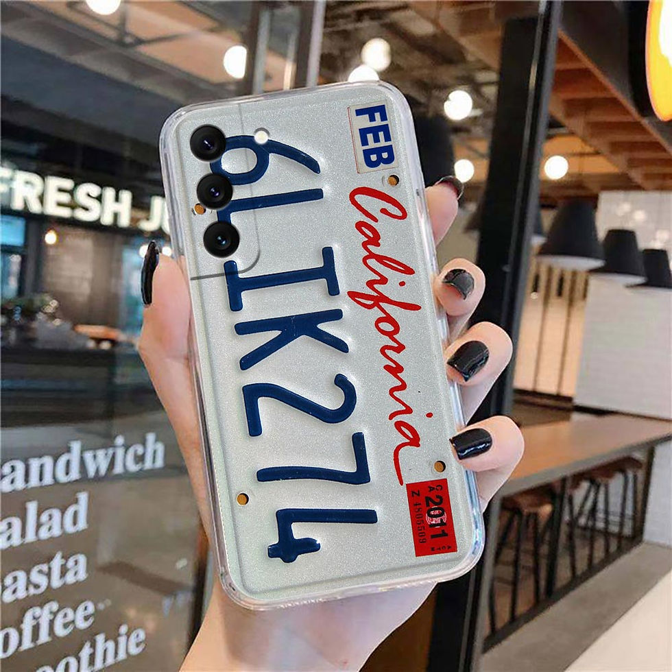 Прев'ю: License Plate Number Phone Case For Samsung