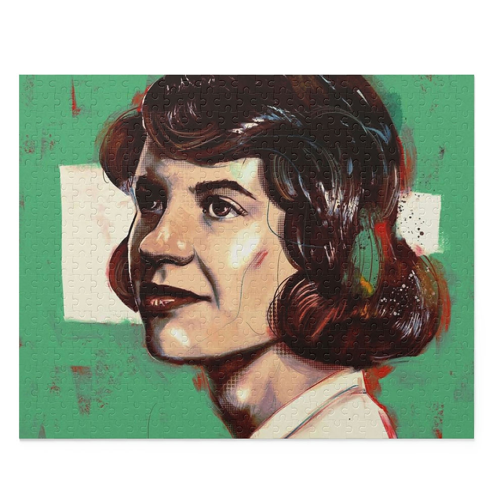 Thumbnail: Sylvia Plath Puzzle (120, 252, 500-Piece)