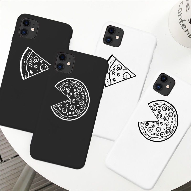 Thumbnail: Funny Pizza Best Friends Phone Case For iPhone