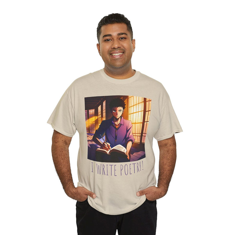 Thumbnail: Unisex Heavy Cotton Poetry Great Tee A