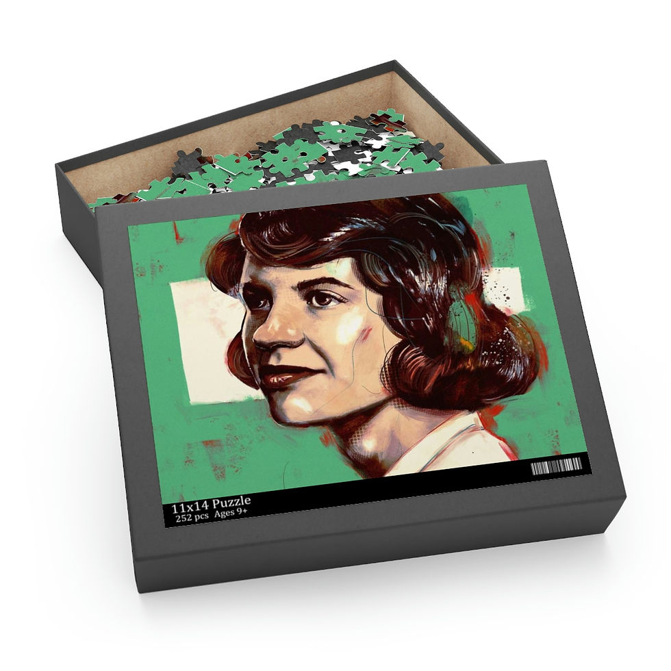 Thumbnail: Sylvia Plath Puzzle (120, 252, 500-Piece)