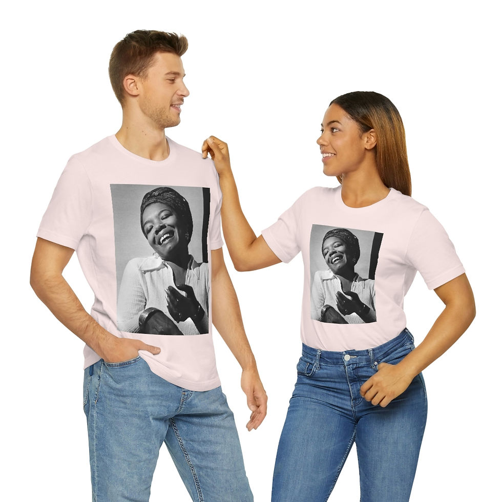 थंबनेल: MAYA ANGELOU Unisex Short Sleeve Tee