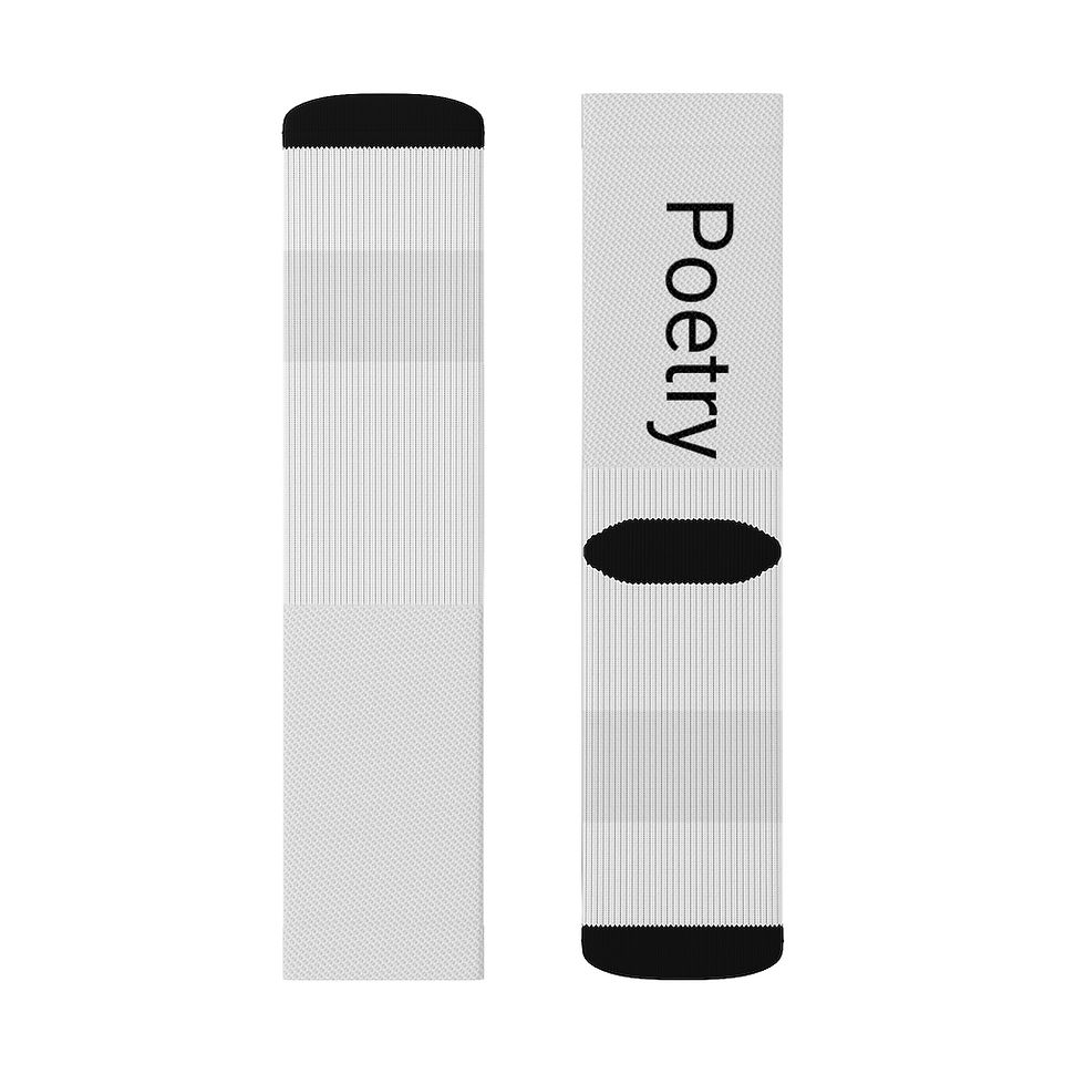 Thumbnail: Poetry Sublimation Socks