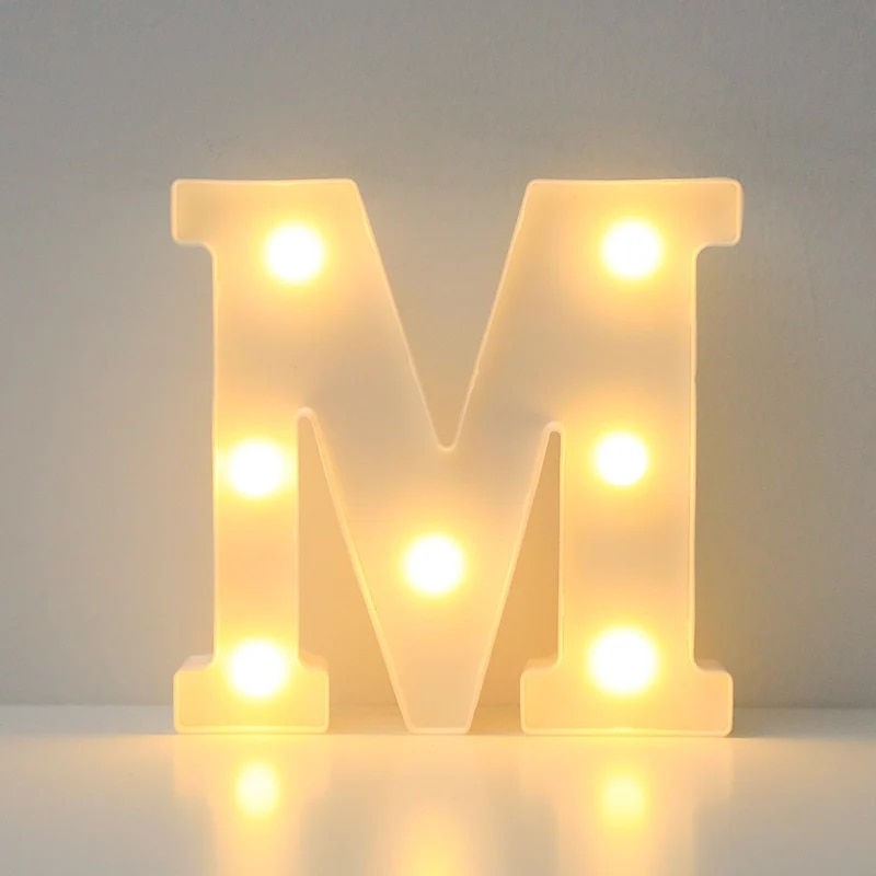 Thumbnail: Alphabet LED Letter Lights Luminous Decoration