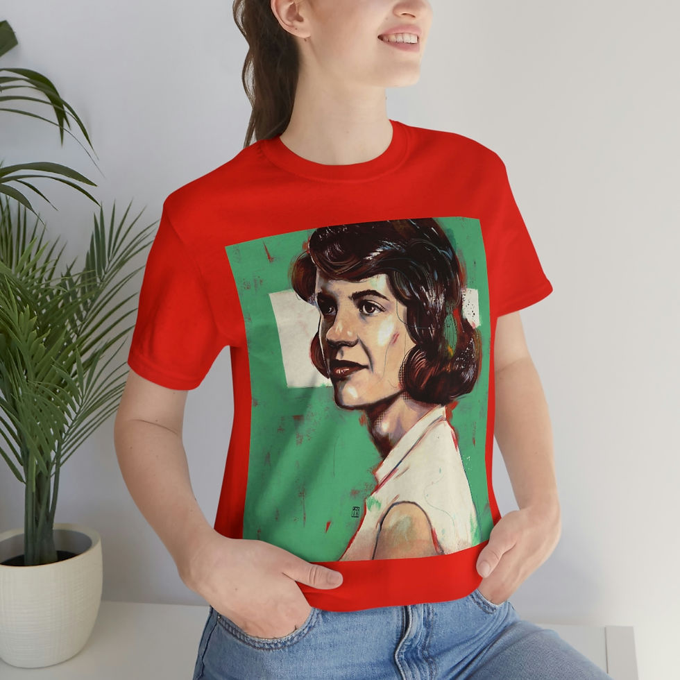 Thumbnail: Sylvia Plath Unisex Short Sleeve Tee