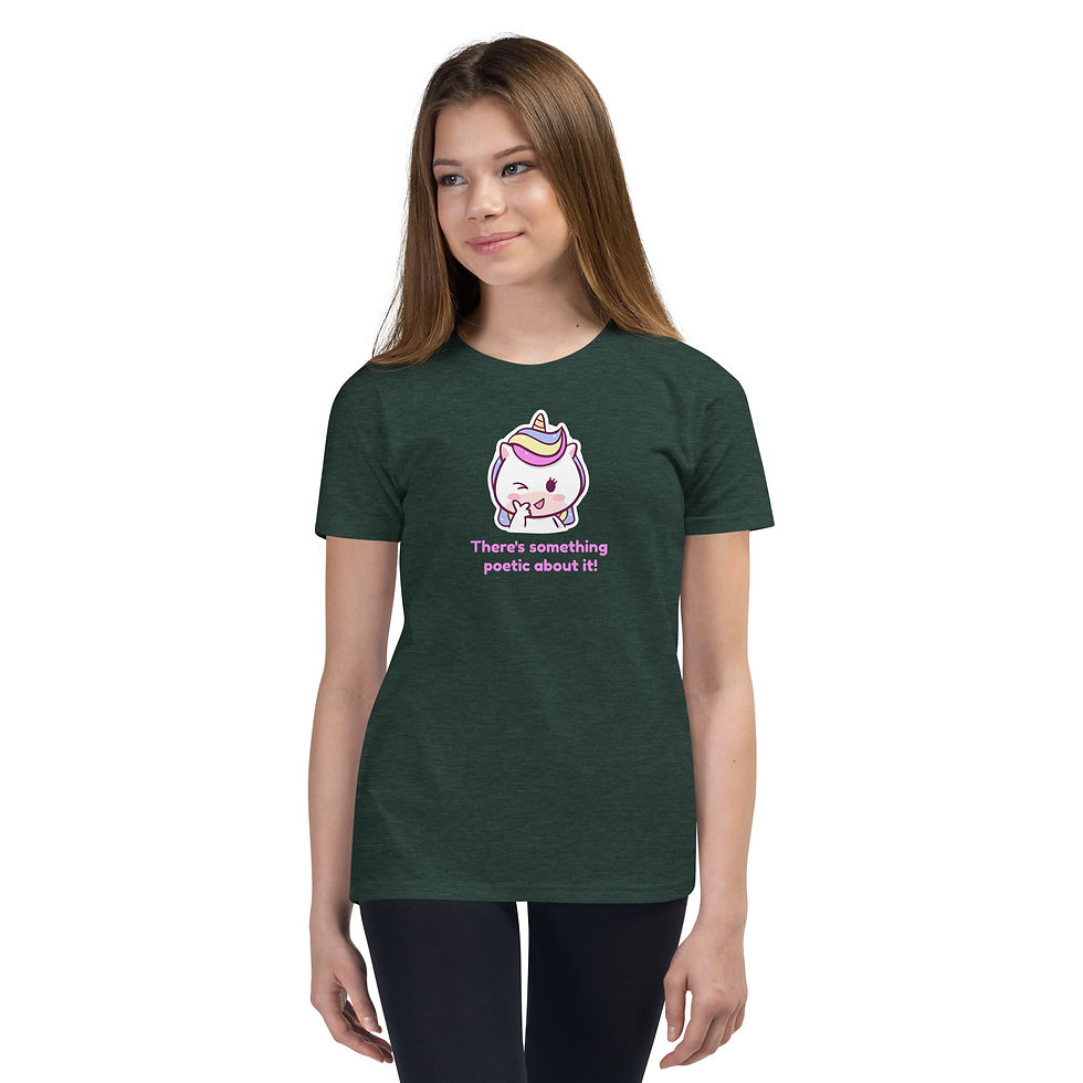 Thumbnail: Youth Short Sleeve Poetry T-Shirt