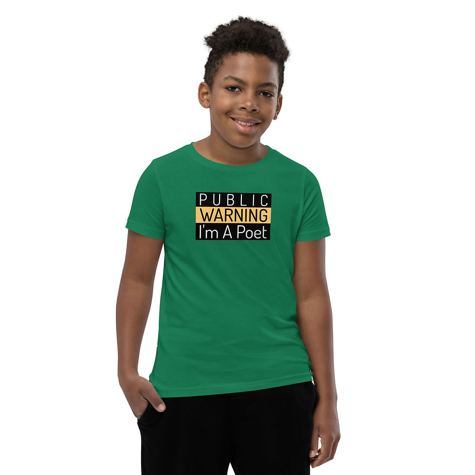 תמונה ממוזערת: Youth Poet Short Sleeve T-Shirt