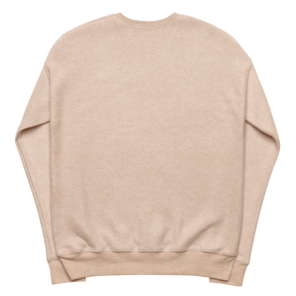 Thumbnail: Exclusive Poetry Unisex sueded fleece sweatshirt
