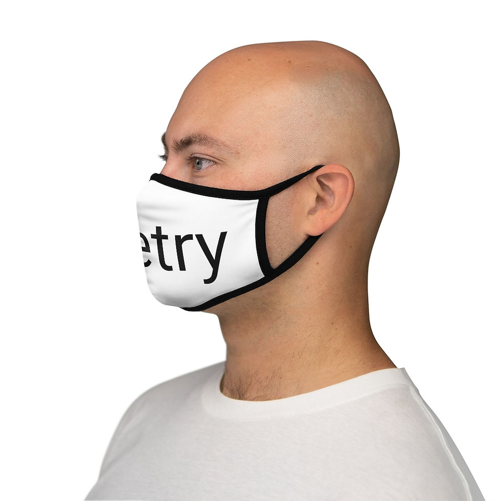 ภาพขนาดย่อ: Fitted Poetry Face Mask