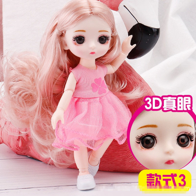 Thumbnail: Poetry Friends Mini Doll - 13 Movable Joint Fashion Doll