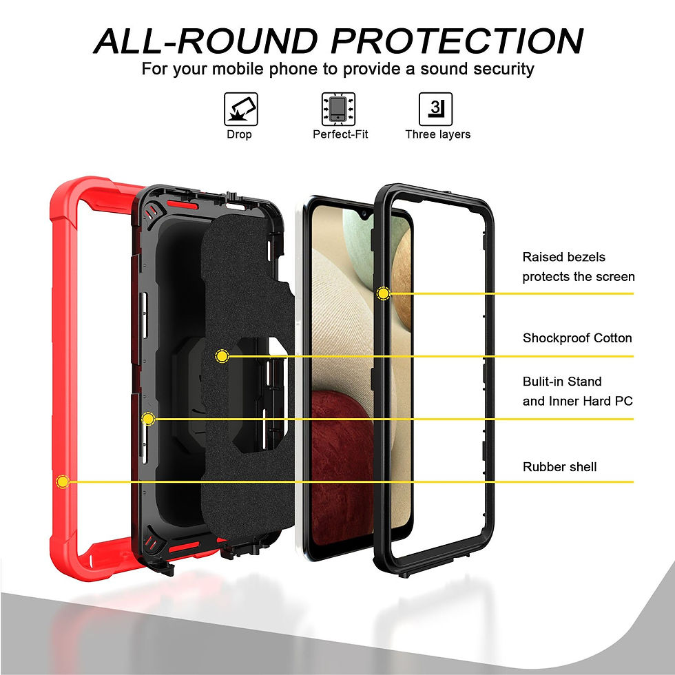 Thumbnail: Protective Shell Silicone Case for Samsung Galaxy