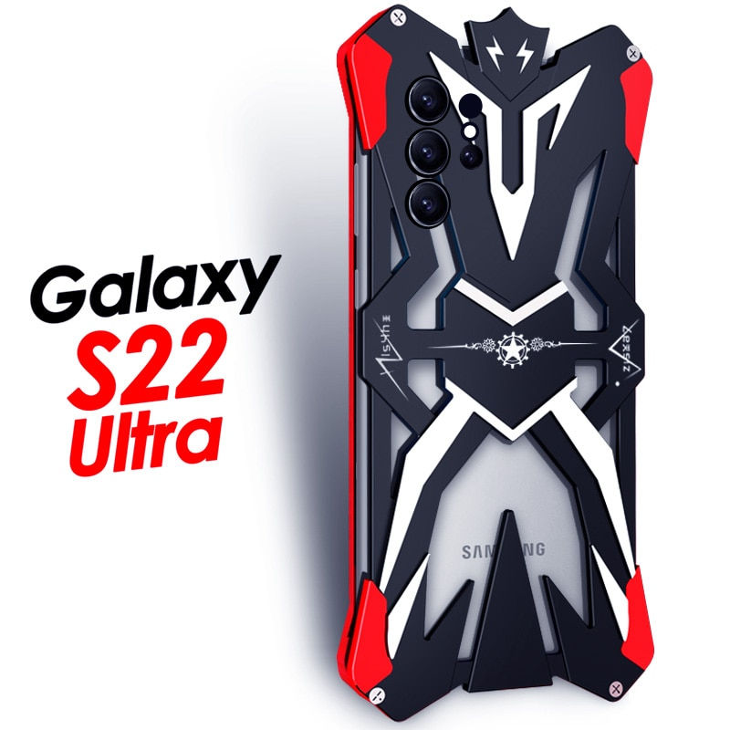 Thumbnail: Powerful Shockproof Metal Armor Case for Samsung Galaxy