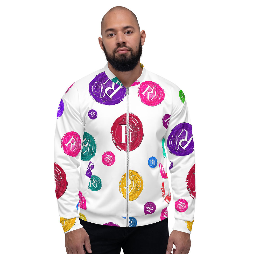 Thumbnail: Official Realistic Poetry International Unisex Bomber Jacket