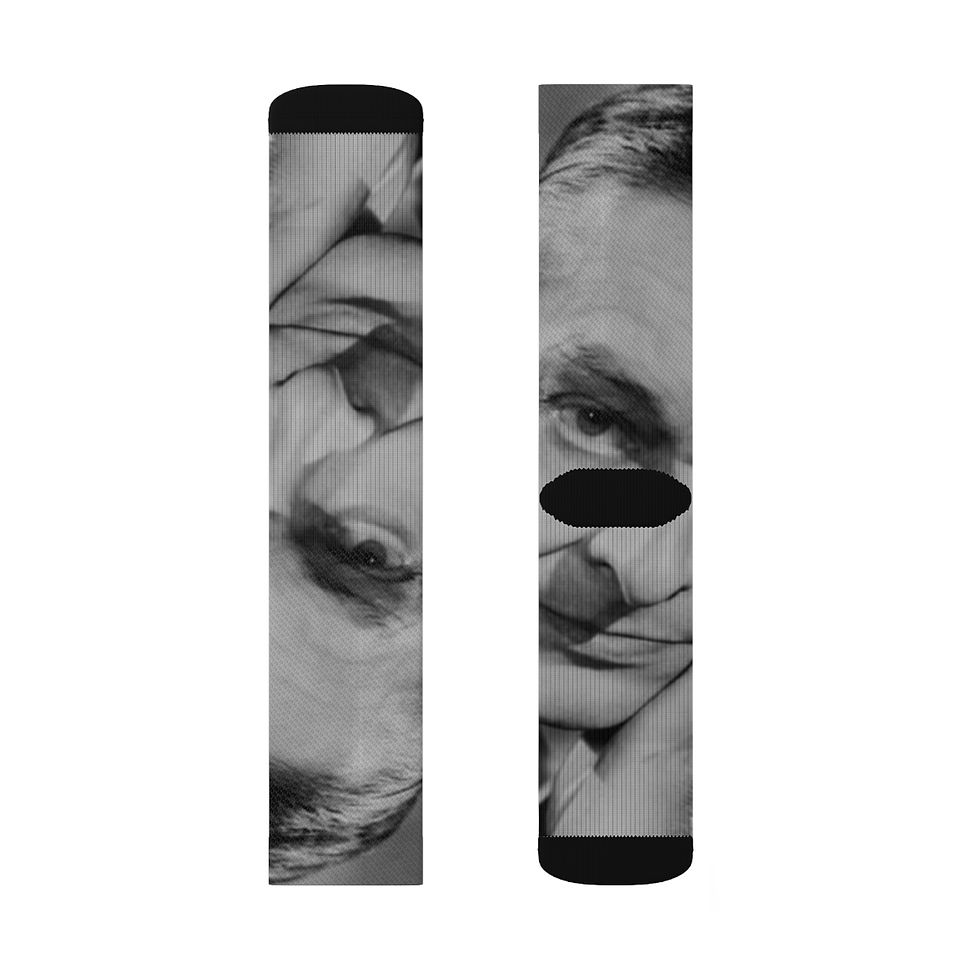 Thumbnail: T. S. Eliot Fun Poetry Socks