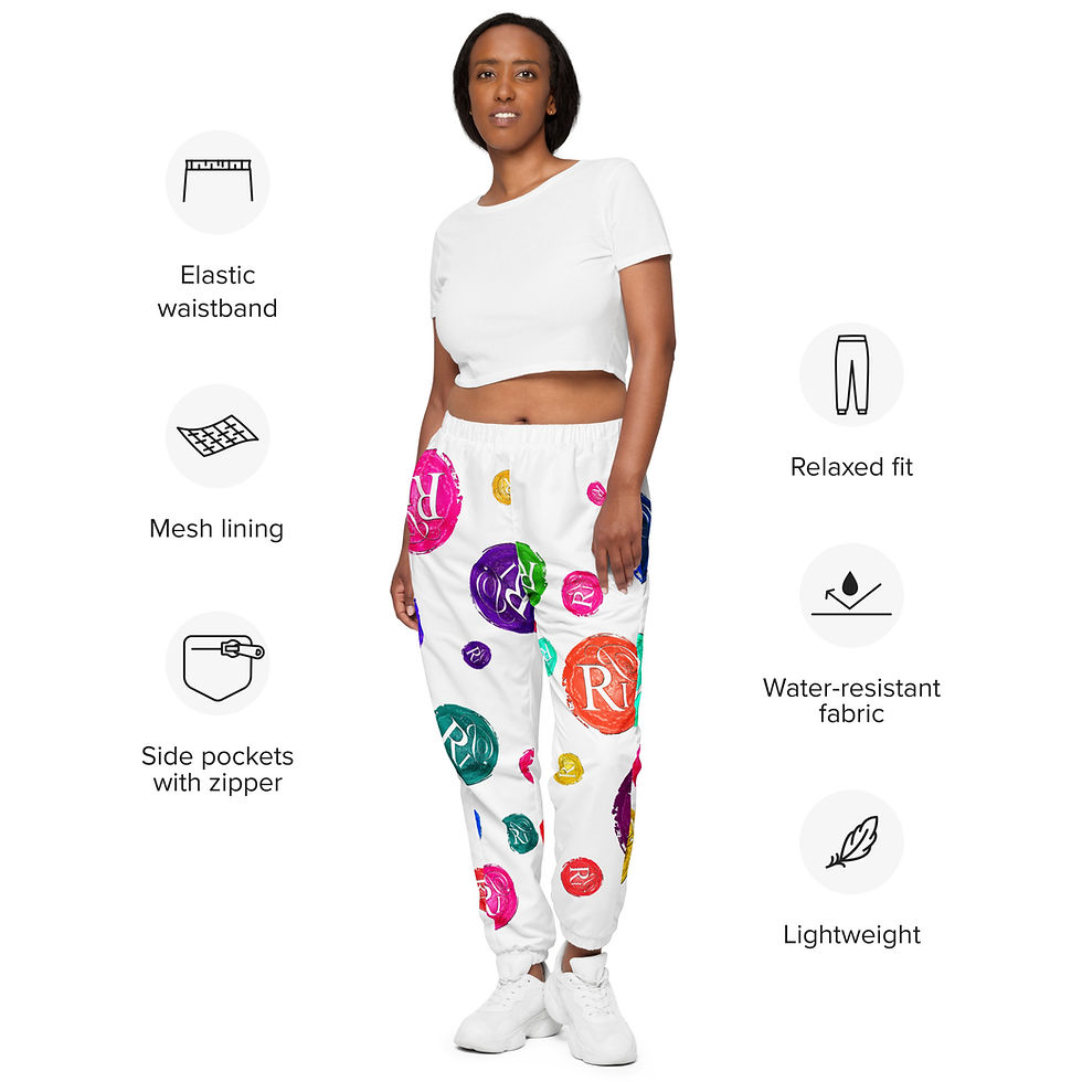 Thumbnail: Official Realistic Poetry International Unisex track pants