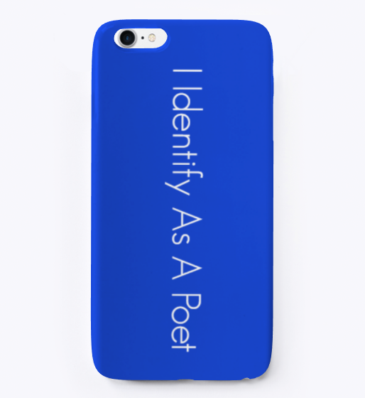 Miniatura: I Identify As A Poet iPhone Case by Realistic Poetry International