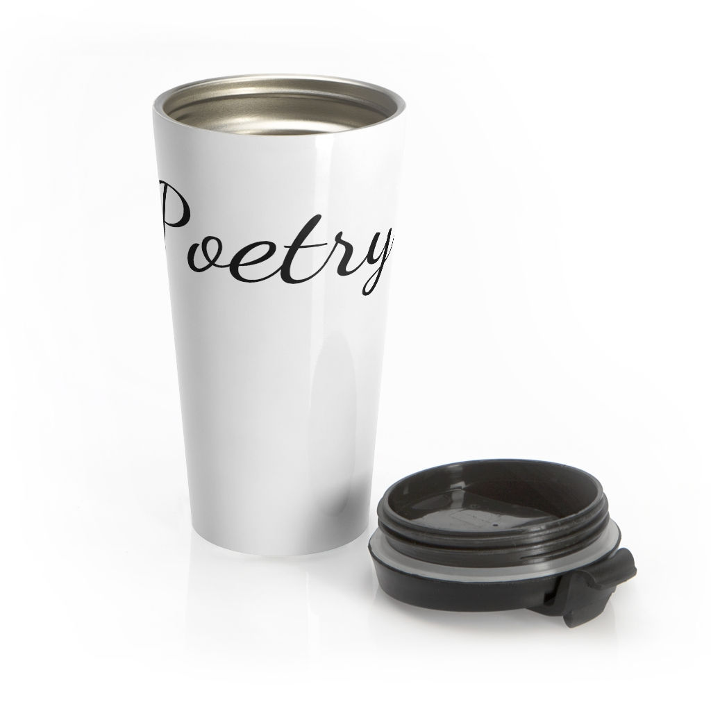 Stainless Steel Poetry Travel Mug
