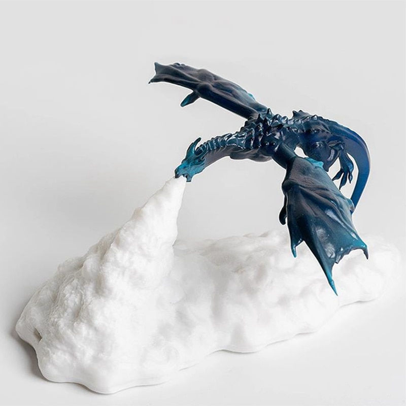Thumbnail: 3D LED Fire Dragon Ice Dragon Lamps