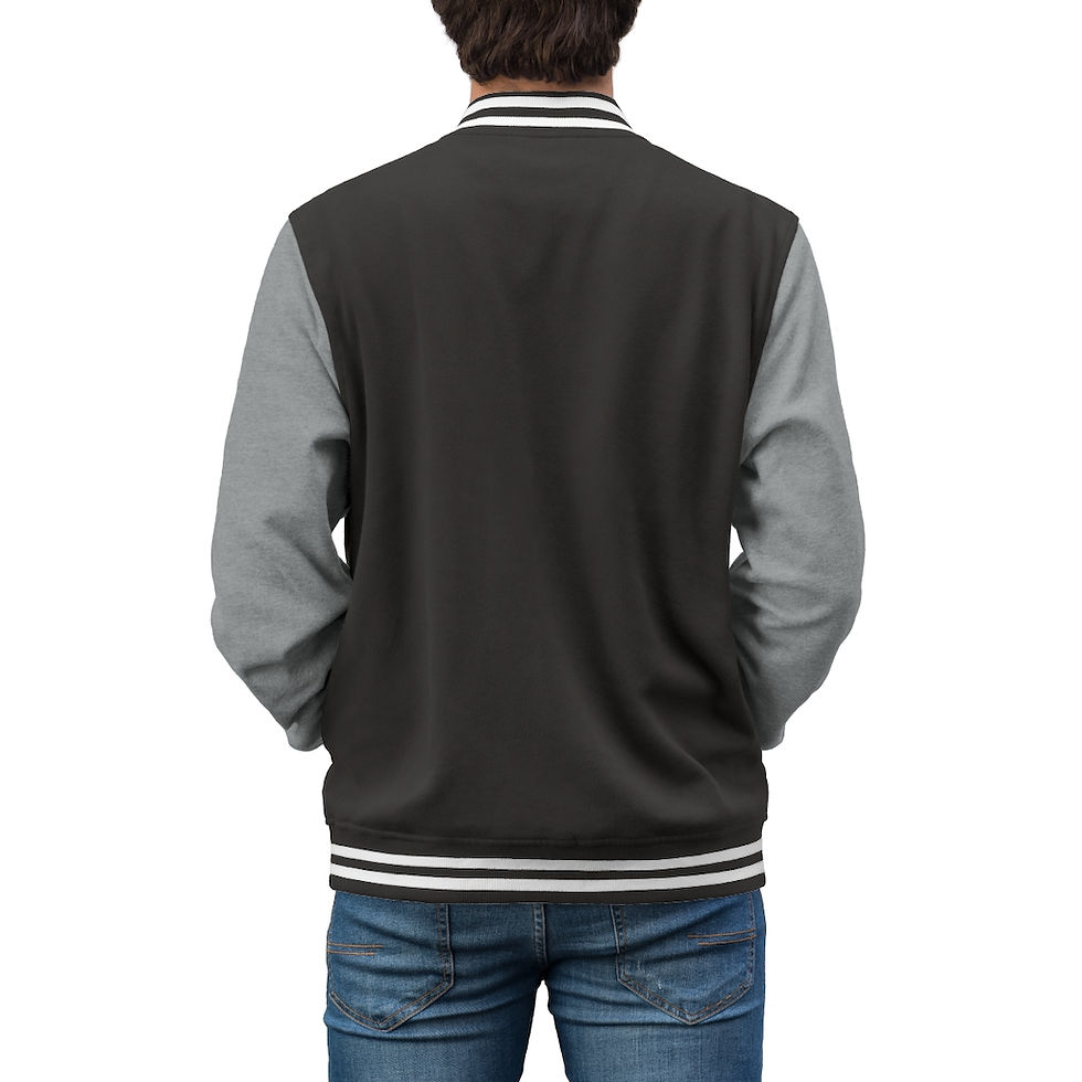 Pikkukuva: Men's Realistic Poetry Varsity Jacket