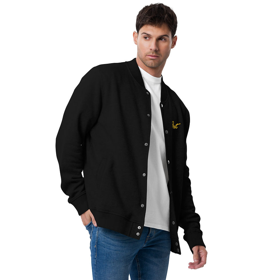 Thumbnail: Exclusive Poetry Embroidered Champion Bomber Jacket