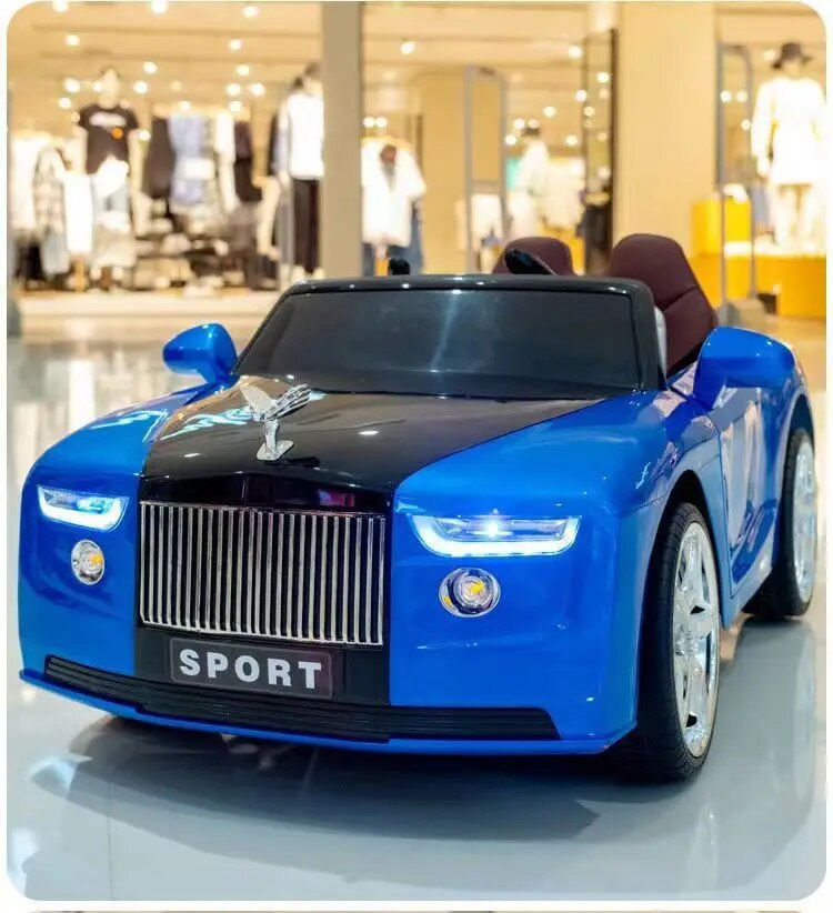 Thumbnail: Electric 4-Wheel Charging Remote-Controlled Children Ride On Car